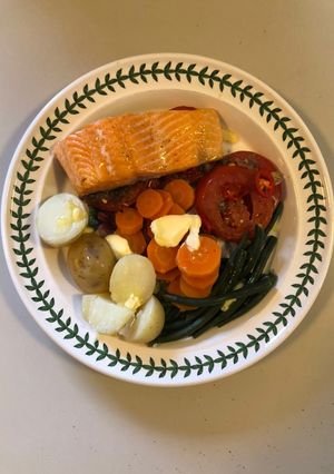 A picture of Baked Trout Fillets with Mirin.