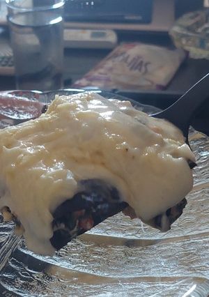 Una foto de Canelones de berenjena 🍆