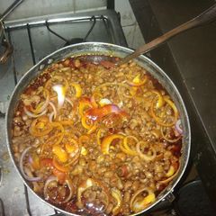 A picture of Spicy beans.