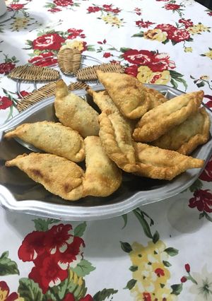 Una foto de Empanada de ciervo cortada a cuchillo (sin tantos condimentos)