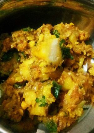 A picture of Gobhi keema.