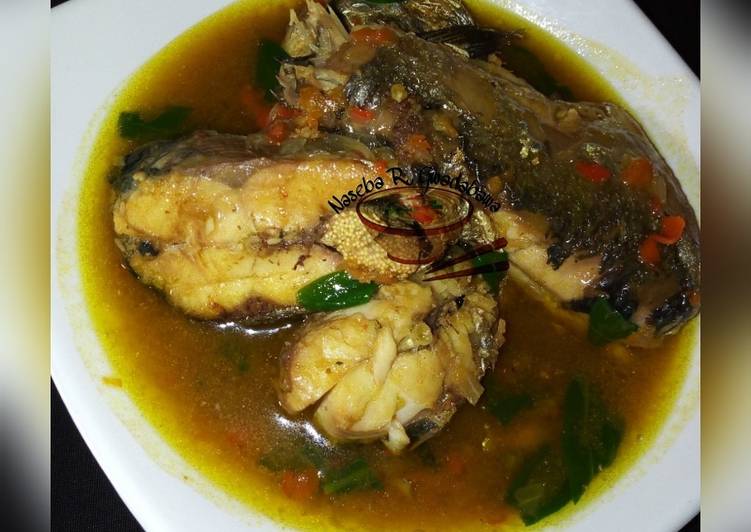 Recipe of Award-winning Fish pepper soup