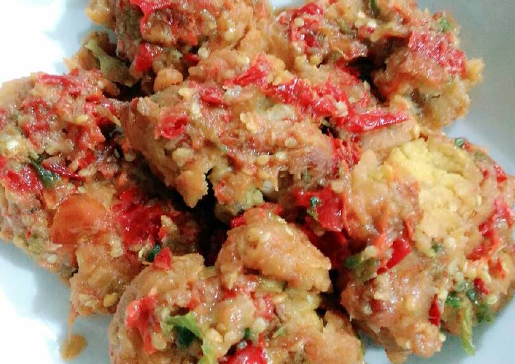 Resep Sambal Geprek Sa'i / Resep Hidangan Utama Ayam Geprek Sambal