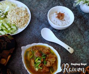 Resep mudah Rawon daging Sapi Lezat Mantap