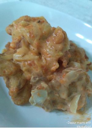 Foto resep Ayam saos telor asin