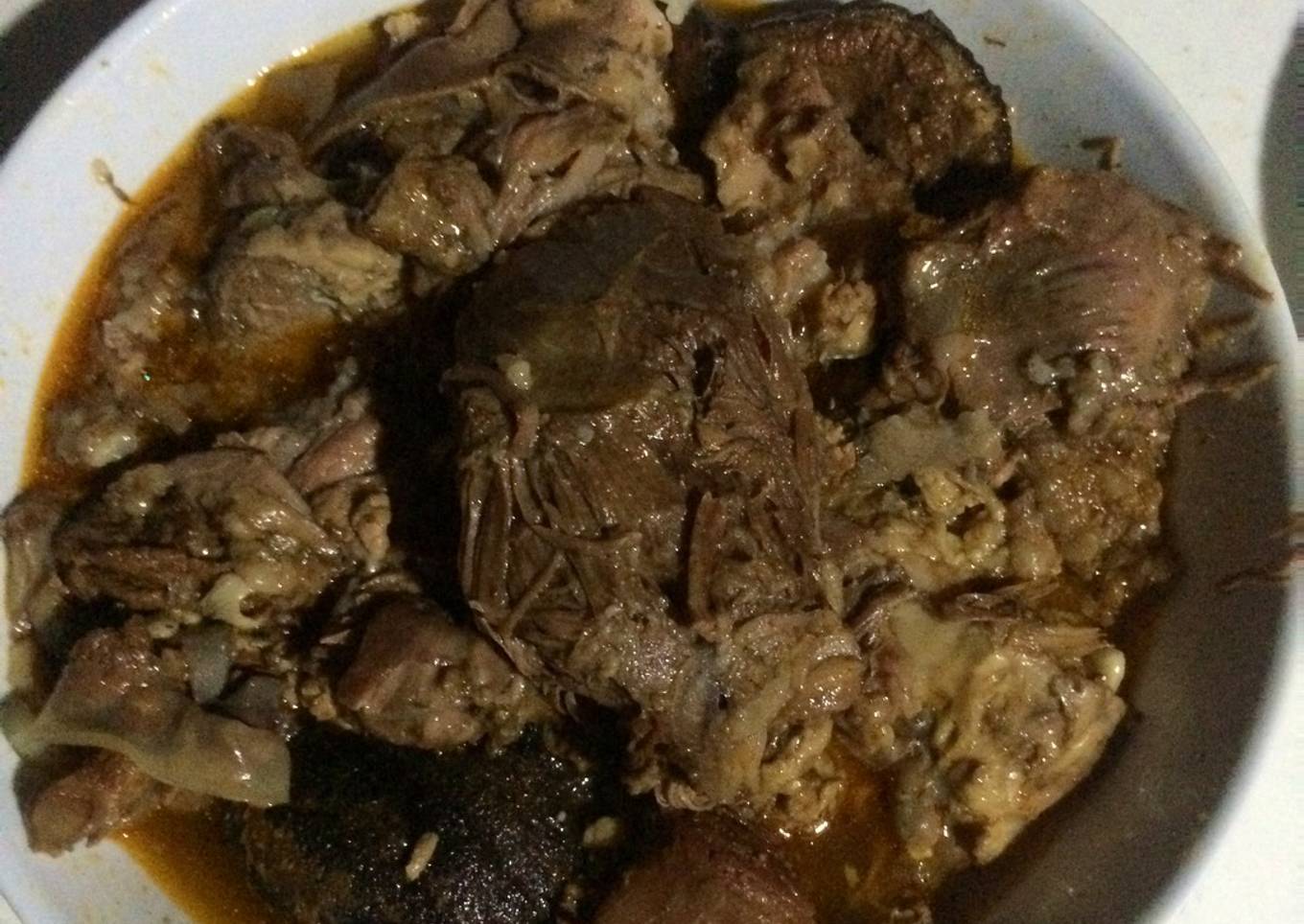 Barbacoa de cabeza de res