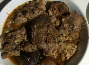 Una foto de Barbacoa de cabeza de res