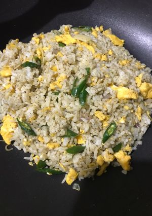 Foto resep Nasi goreng ijo