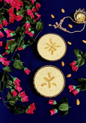 A picture of Jaggery Rice Kheer / Payesh.