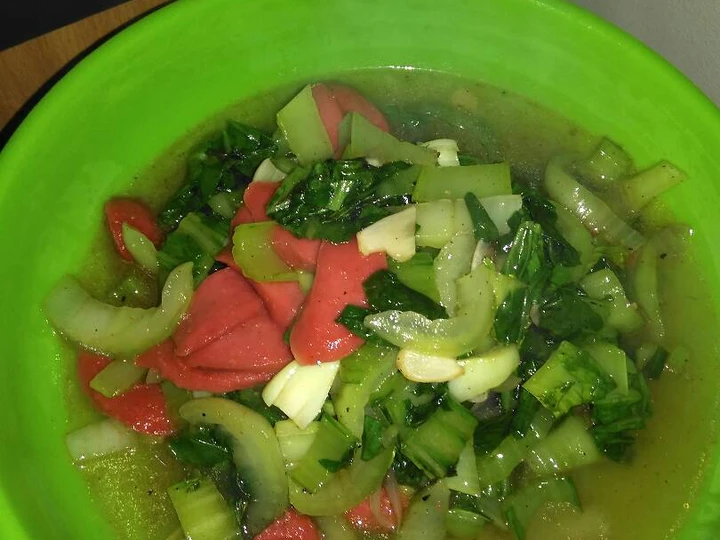 Cara Gampang Membuat Resep Tumis pakcoy sosis yang Menggugah Selera