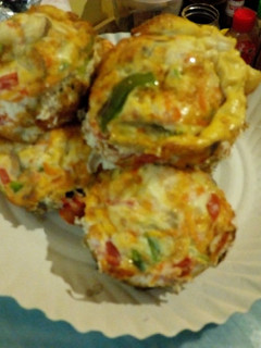 A picture of Baked eggs.