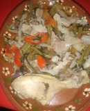 Pollo al vapor