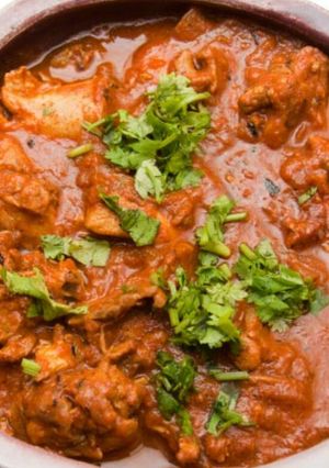 A picture of Quick and simple chicken curry.