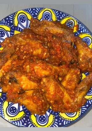 Foto resep Ayam Goreng Sambal Rujak