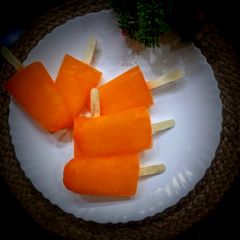 A picture of Orange Popsicle ice cream.