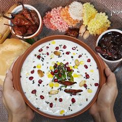 A picture of THAIRYU QUINOA (Curd Quinoa) With DATES CHUTNEY.