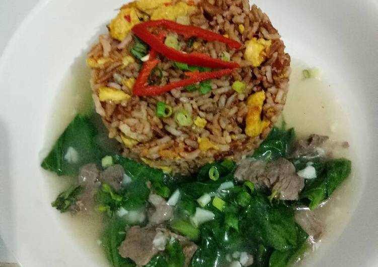 Nasi goreng siram