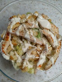 عکسی از دستور سالاد سزار