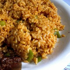 A picture of Black Pepper and Vegetable Jollof Rice.