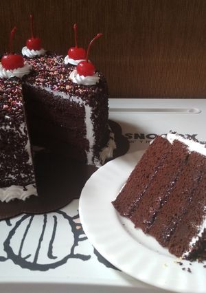 Foto resep Black Forest "Birthday Cake"