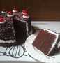 Cara Simple Menyiapkan Resep  Black Forest "Birthday Cake" yang Lezat Sekali, Enak