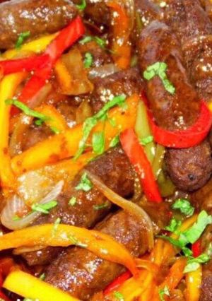 صورة لوصفة سجق بدبس الرمان💕