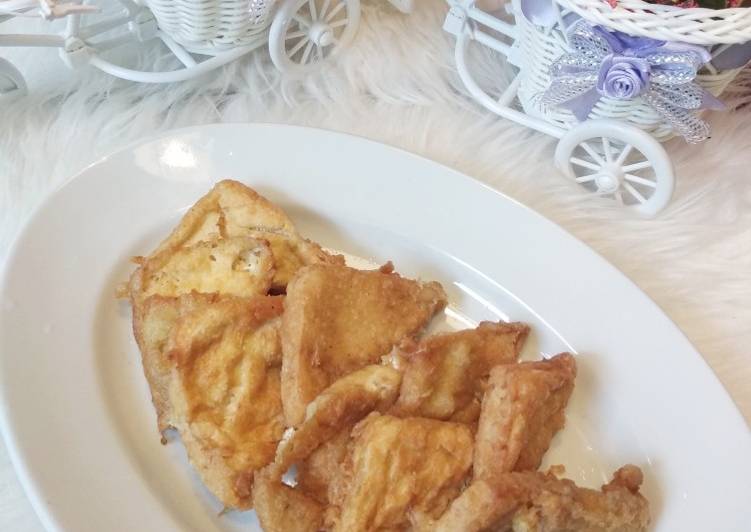 Tahu ranjau goreng tepung express
