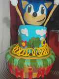 Torta sonic ideas para principiantes como yo 👩‍🍳