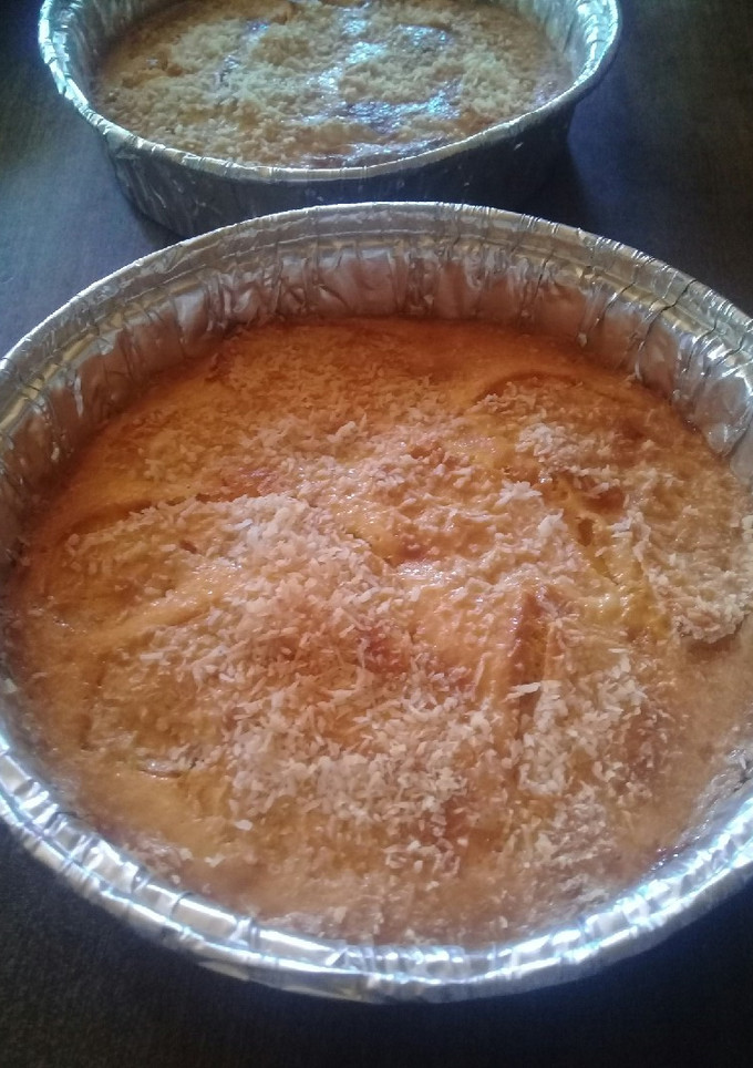 Una foto de Tarta seca de manzana sin harina