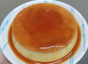 Hình của món Bánh flan- công thức số lượng nhỏ cho người mới tập làm.