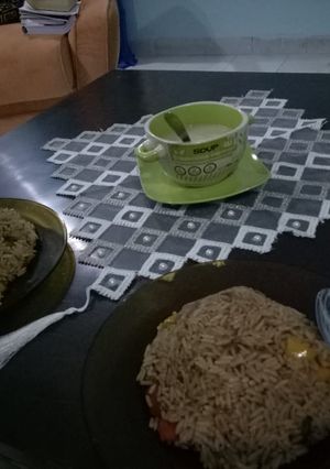 صورة لوصفة رز بسمتي