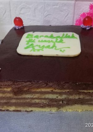 Foto resep Opera cake dapoer abidza😍