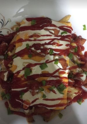 Una foto de Yaroha de tuna con papas