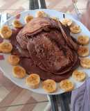 Crepes o panqueques de chocolate
