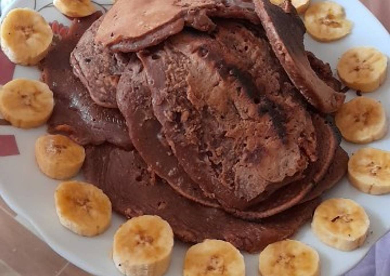 Crepes o panqueques de chocolate
