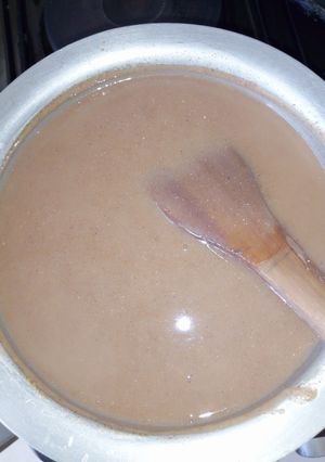 A picture of Millet porridge#author marathon.