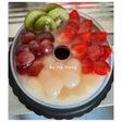 Puding Susu Topping Buah