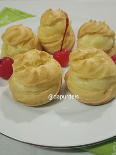 Foto resep Sus / Soes Vla Vanila (Tanpa Mixer)