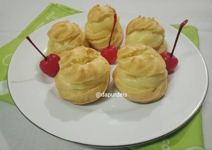 Resep Sus Soes Vla Vanila Tanpa Mixer Oleh Dapur Deis Cookpad