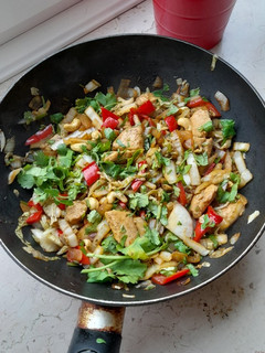 A picture of Chinese cabbage stirfry.