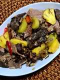 CAH DAGING PARU MASAK NANAS😋😋😋😍🤩