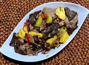 Foto resep CAH DAGING PARU MASAK NANAS😋😋😋😍🤩