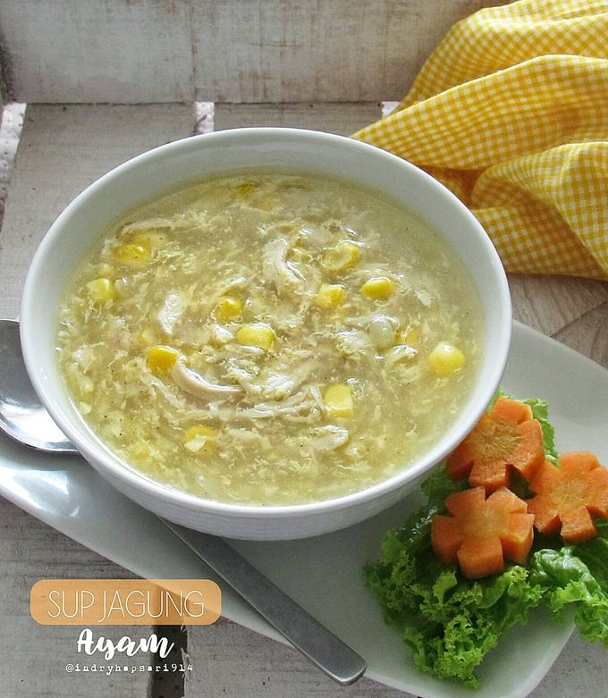 Foto resep Sup Jagung Ayam