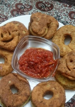 عکسی از دستور دونات پیتزا