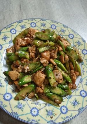 Foto resep Asparagus salmon teriyaki