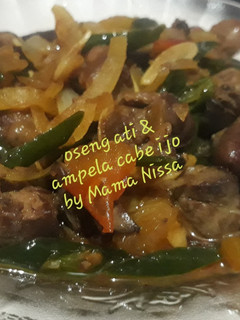 Foto resep Oseng ati & ampela Cabe ijo