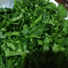 A picture of Freeze spinach for pakore.