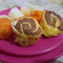 A picture of MPASI Daging atau Ayam Rollade.