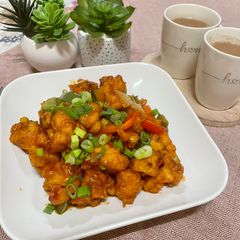 A picture of Dry Gobhi Manchurian.