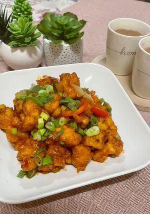 A picture of Dry Gobhi Manchurian.